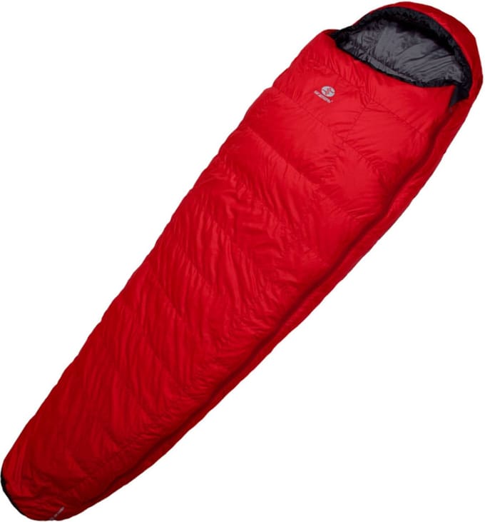 SirJoseph mummyslaapzak Trekking Rimo III 600 - links 200 cm - Rood