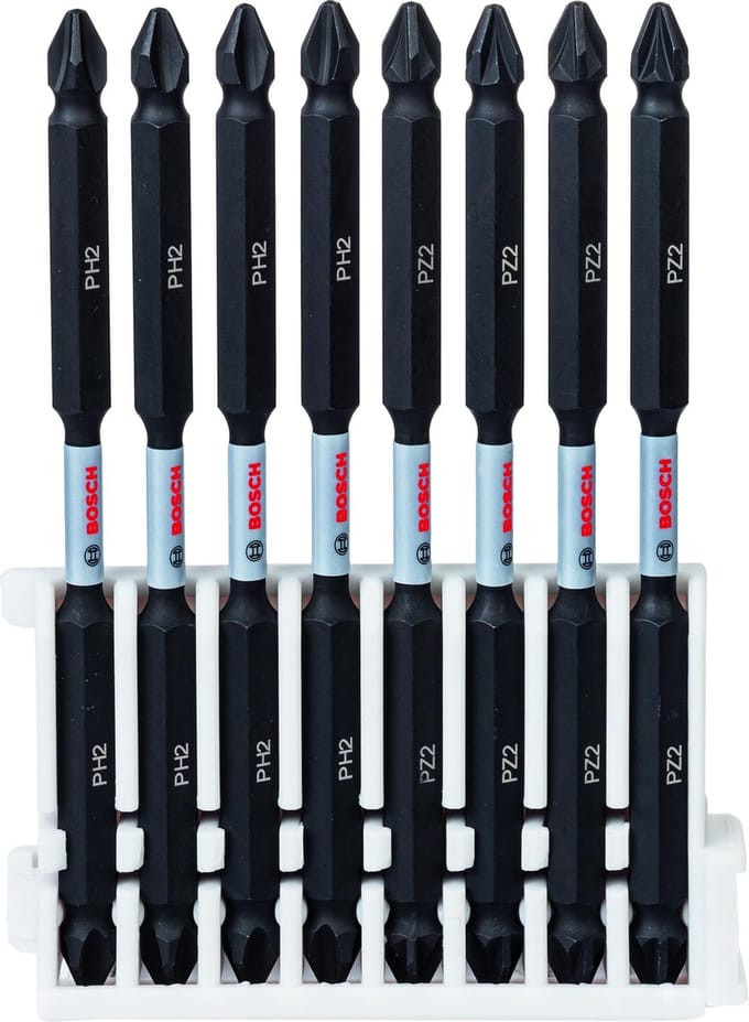 Impact dubbel bit 110mm, 4xPH2, 4xPZ2