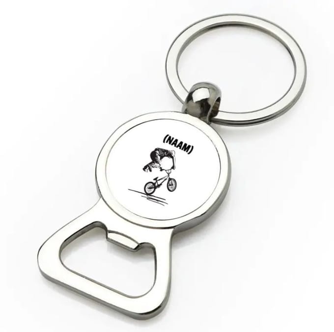 Akyol - bmx met eigen naam flesopener - Sport - fietser - fiets - 9 bij 3 cm