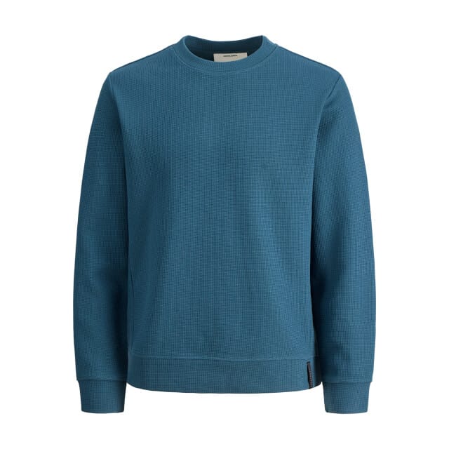 JACK & JONES - JCOFUSION WAFFLE BRAND SWEAT CREW NECK Heren Trui
