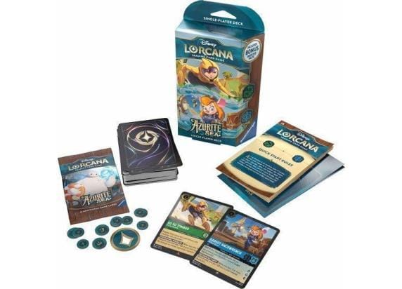 Disney Lorcana: Azurite Sea Go Go Tomago & Gadget Hackwrench Starter Deck