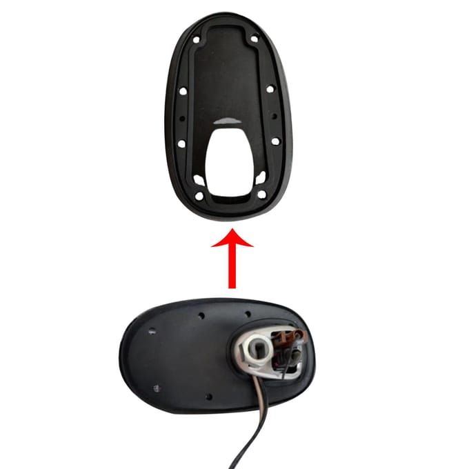 Antennebasispakking, vervanging van rubberen dakantennebasispakking voor BMW Mini R55 R56 zwart