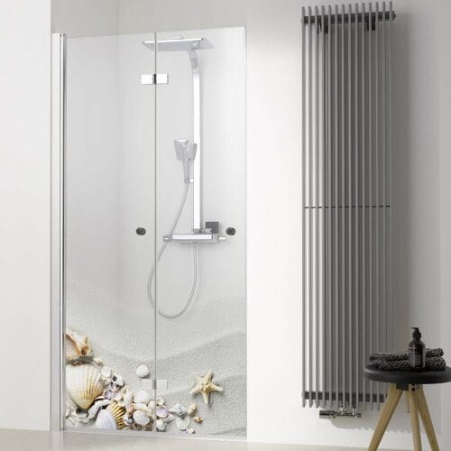 HSK Atelier Plan hinged folding door for niche 100 cm hinged left 17088100-41-50-L