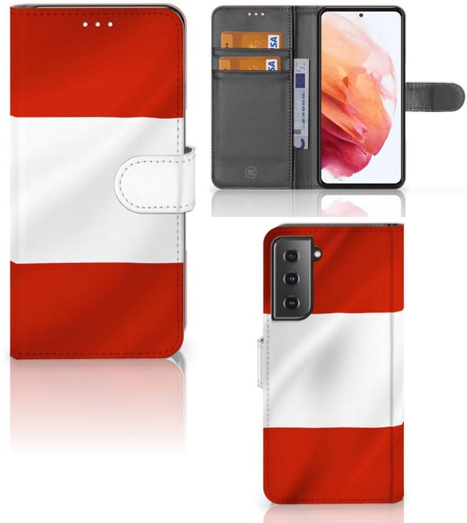 Samsung Galaxy S21 Bookstyle Case Oostenrijk