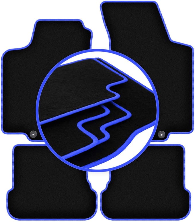 CARLUX-BLUE automatten voor: Volkswagen Golf IV cabrio (1998-2002)