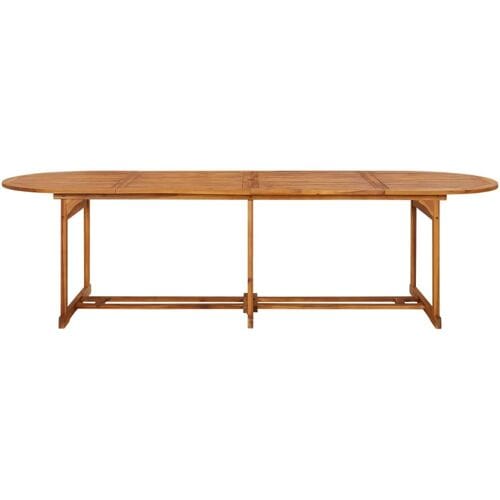 vidaXL - Tuintafel - 280x90x75 - cm - massief - acaciahout
