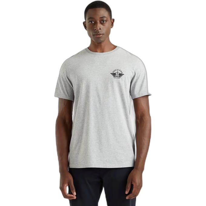 Dockers Logo Wing&anchor T-shirt Met Korte Mouwen Grijs S Man