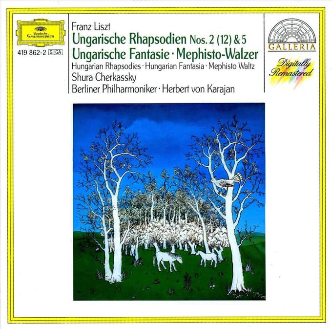 Liszt: Hungarian Rhapsodies nos 2 & 5, etc / Karajan