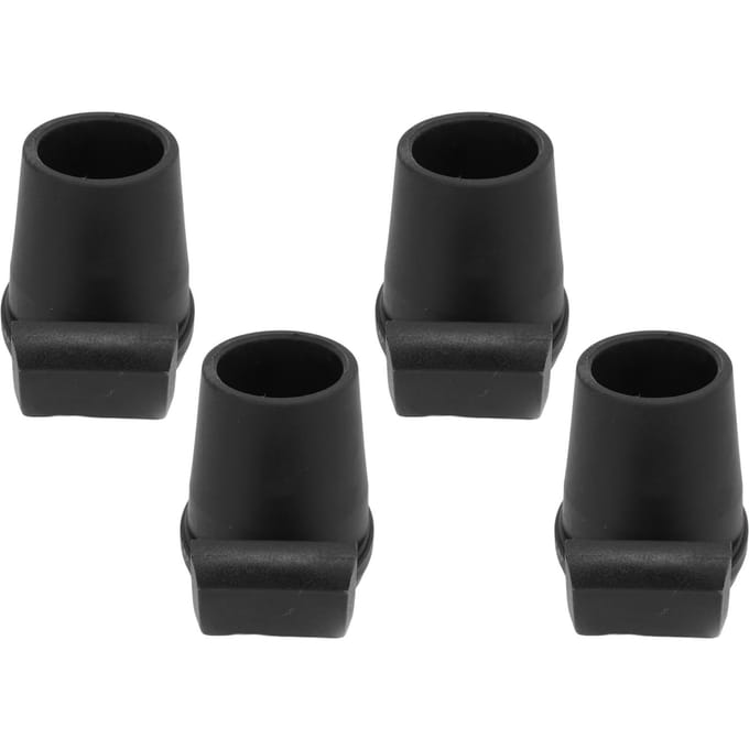 4-pack Rollator Ski-glijders Mobiliteitshulpmiddelen Essentiële Accessoires Universele Pasvorm Vervangende Rollator Glijders black