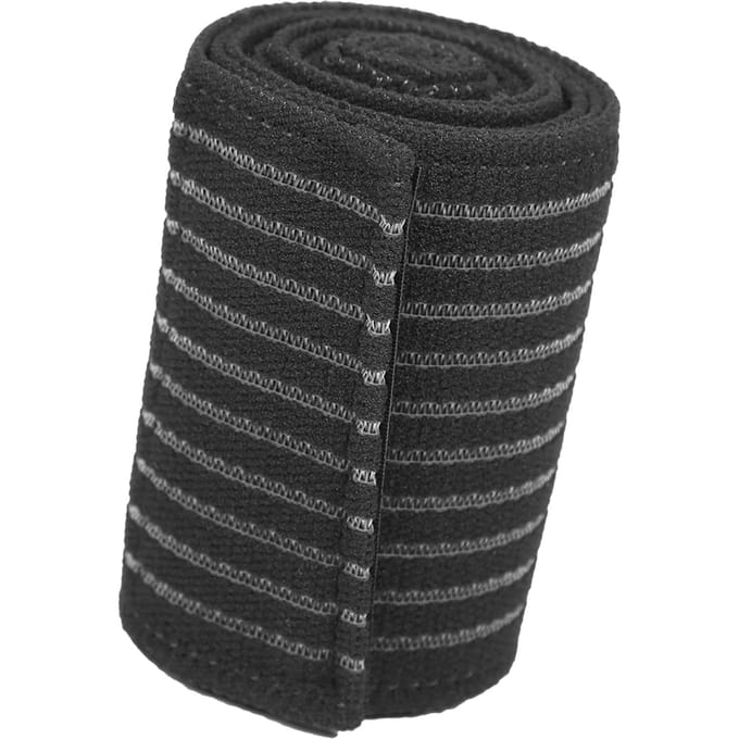Outdoor Running Sports High Elastic Bandage Anti sprain Knee Support Protective Strap (Black) zwart