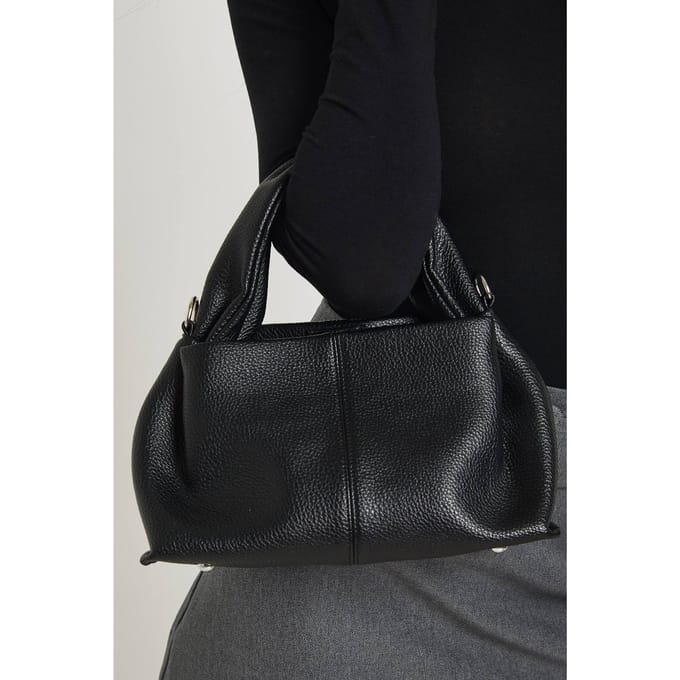 boohoo Dames Slouchy Handtas Met Afneembare Riem | Zwart