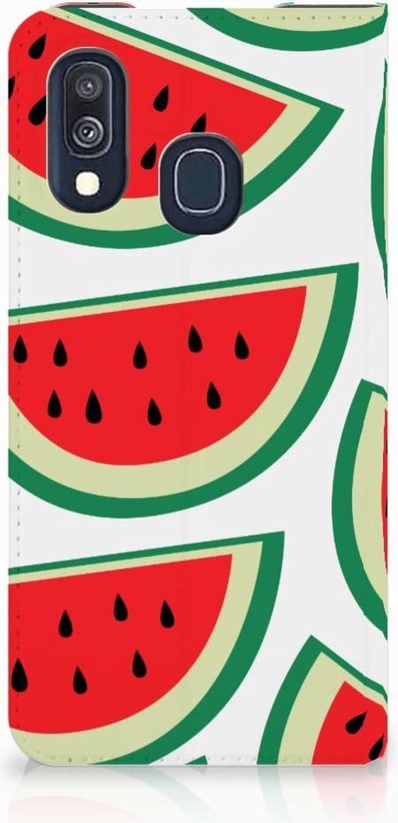 Samsung Galaxy A40 Flip Style Cover Watermelons