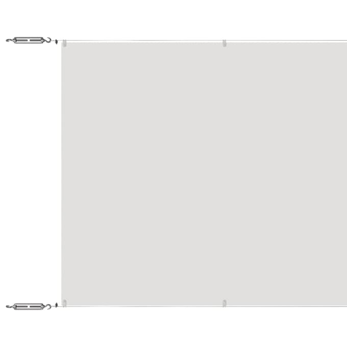 vidaXL - Luifel - verticaal - 140x600 - cm - oxford - stof - wit