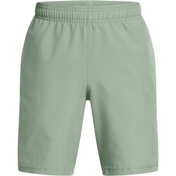 Under Armour Technische geweven korte broek met logo voor jongens (Muntgroen)