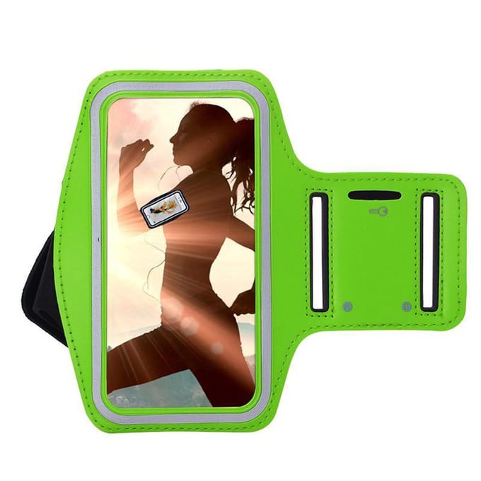 Pearlycase Sportarmband Hardloopband Groen Geschikt voor iPhone Xs Max