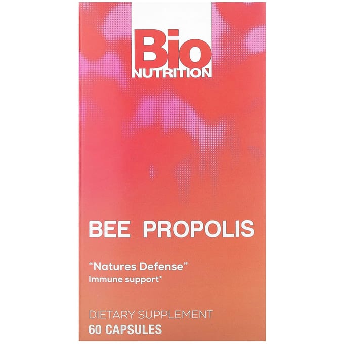 Bio Nutrition, Propolis d'abeille, 60 capsules