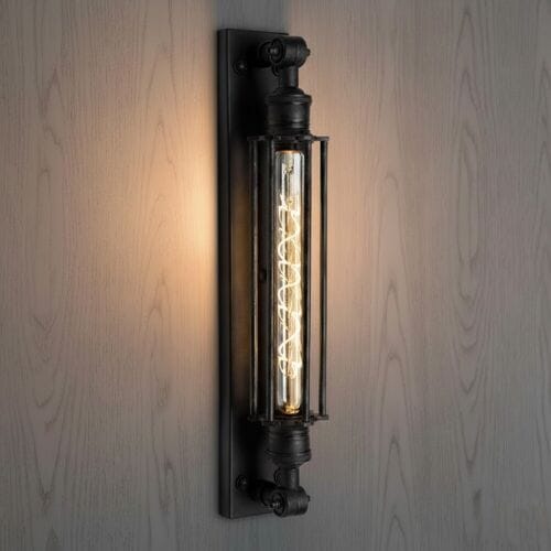 KS Verlichting Wandlamp Astor Antiek Zwart
