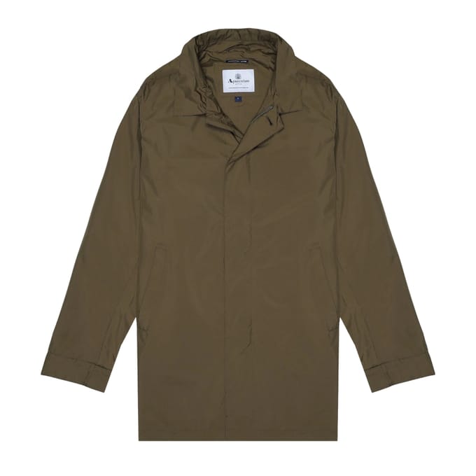 Aquascutum Active Rlg Opvouwbare Trench Army Green Jas
