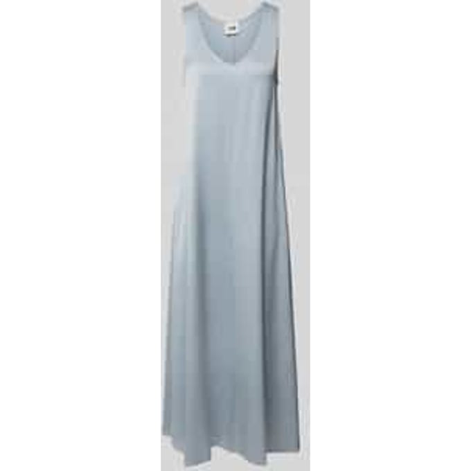 Midi-jurk met V-hals, model 'CENLA'