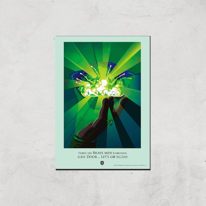 Game of Thrones Brave Men Giclee Art Print - A4 - Print Only