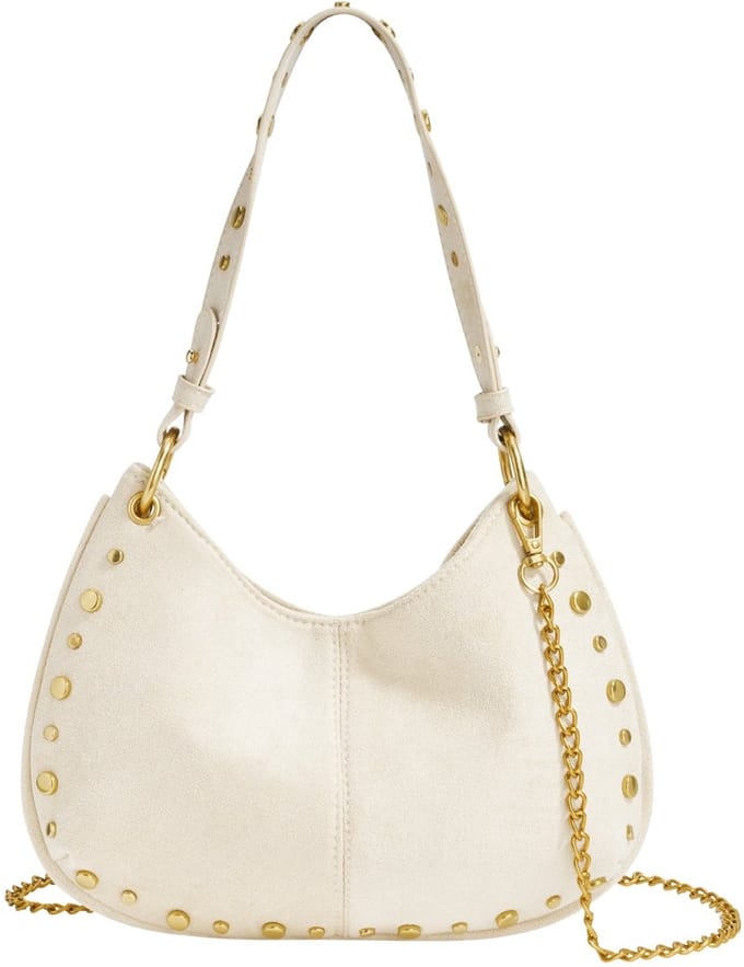 Schoudertassen Rivet Casual Suède Dagelijkse Accessoires