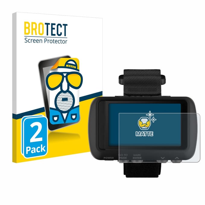 BROTECT - Screenprotector voor Garmin Foretrex 601 - Folie Beschermfolie matte 2 Stuks