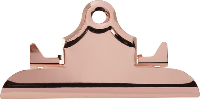 LPC Papierklem Klembordklem - koper - 145 mm -10 stuks