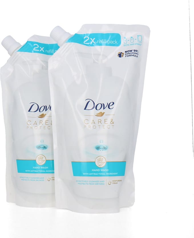 Dove Care & Protect Refill - 500 ml (set van 2)