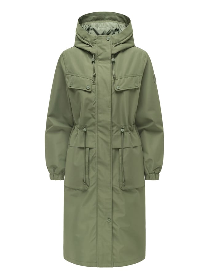 Navahoo dames parka tussenjas Kirschwind met capuchon