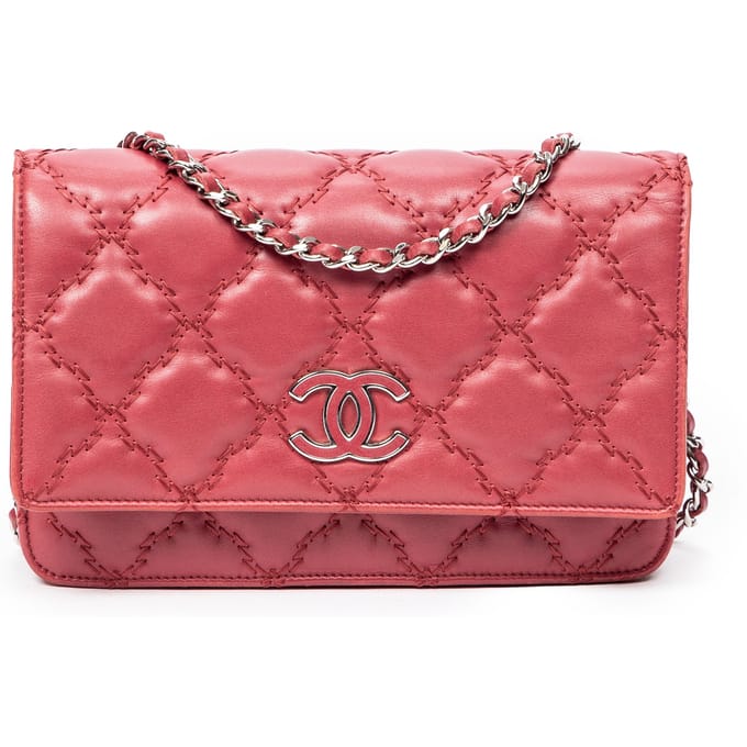 Double Stitch Hampton Wallet On Chain  Schoudertas