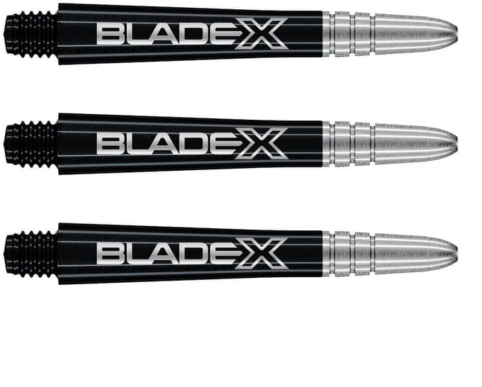 Winmau Vecta Blade X Black Silver - Dart Shafts