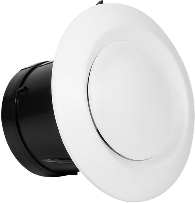 Allecto - Ventilatieroosters - Ronde Plafonddiffuser - Eenvoudige