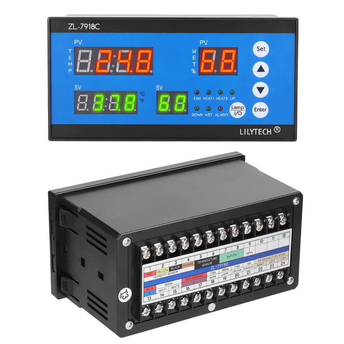 Intelligente Eieren Incubator Controller Multifunctionele Automatische Incubator Eieren Hatcher Controle ZL-SHr05B veelkleurig