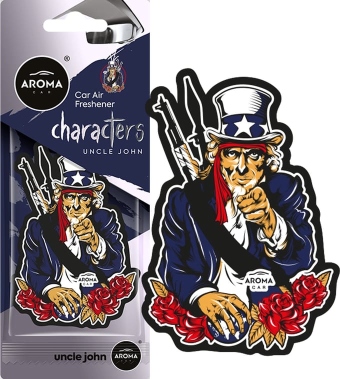 Characters - Uncle John - Car Airfershner