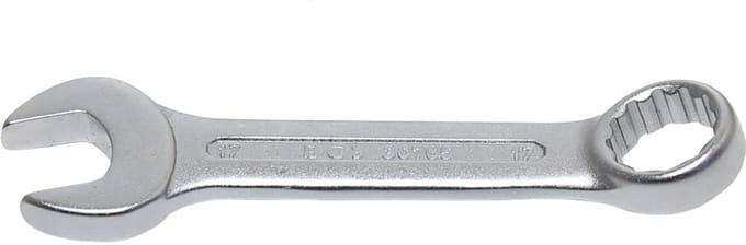 BGS Steekringsleutel, extra kort - 17 mm