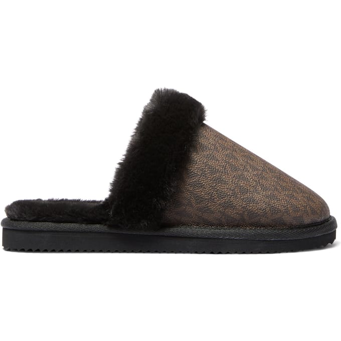 Michael Kors Liddy Closed Toe Brown/black Maat: 36 | Slippers Outlet | Dames | Bruin