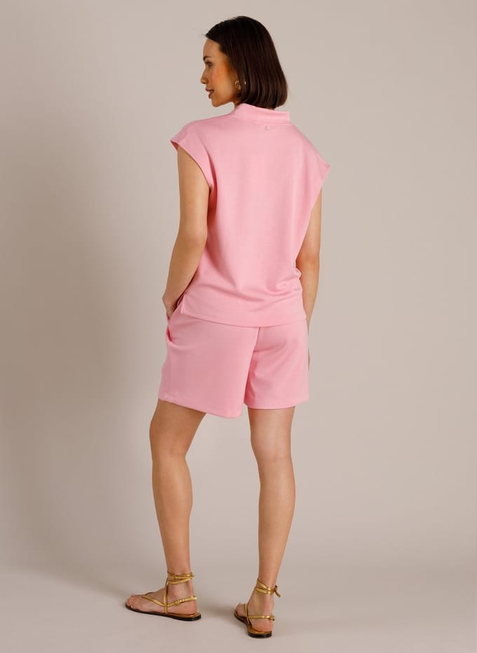 YEST Mina Tops - Bright Pink - maat 40