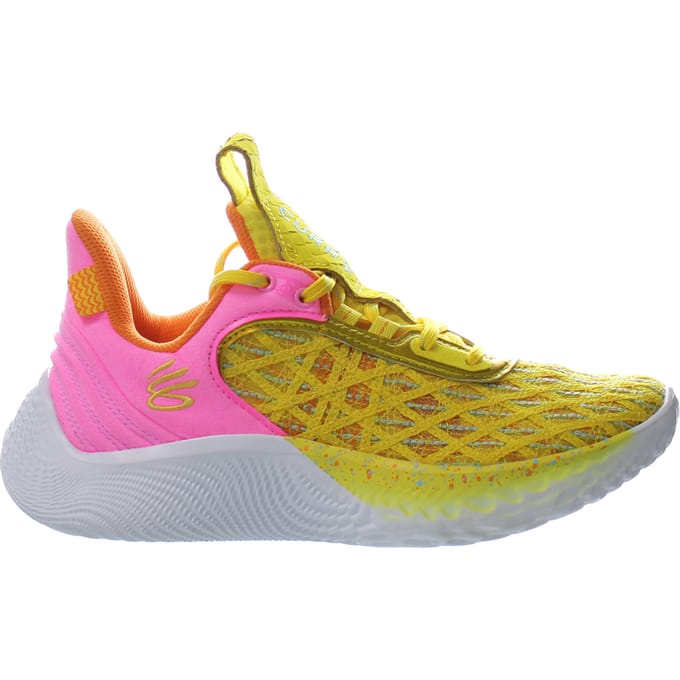 Under Armour Curry Flow 9 Sesamstraat Geel Kinderschoenen