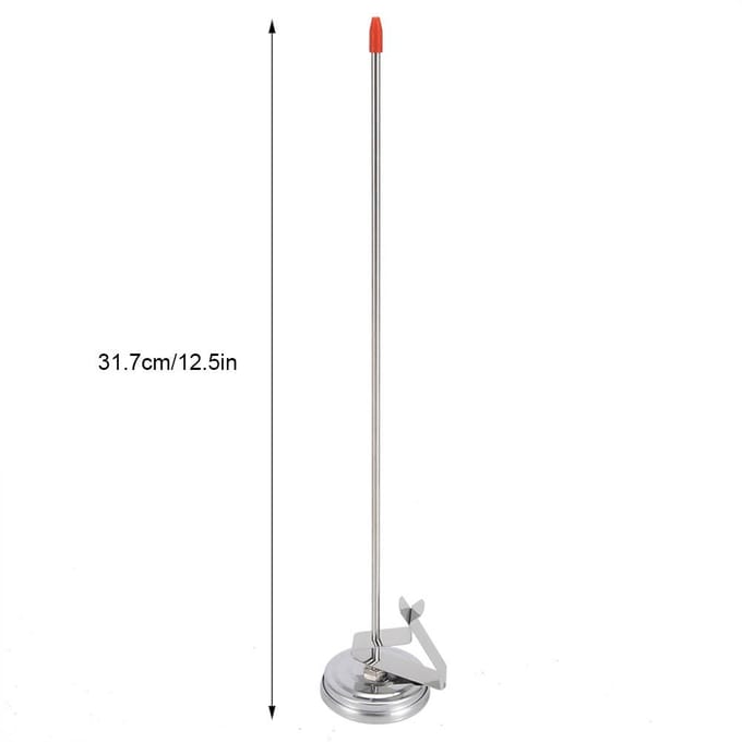1 stuks Waterkoker Clip-on Wijzerthermometer Home Brew Wijn Bier Thermometers white