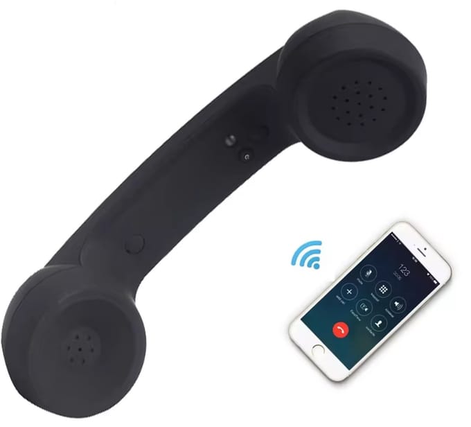 Ouderwetste Telefoonhoorn via Bluetooth - echt bellen - Telefoon - GSM - Grappig
