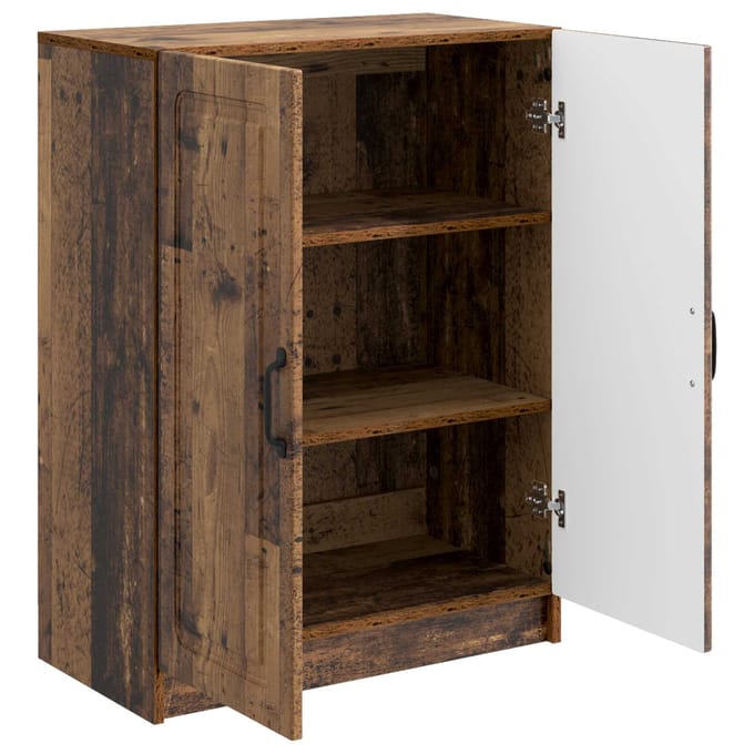 vidaXL - Dressoir - Oud - hout - 66 - x - 34,5 - x - 87 - cm - Bewerkt - hout