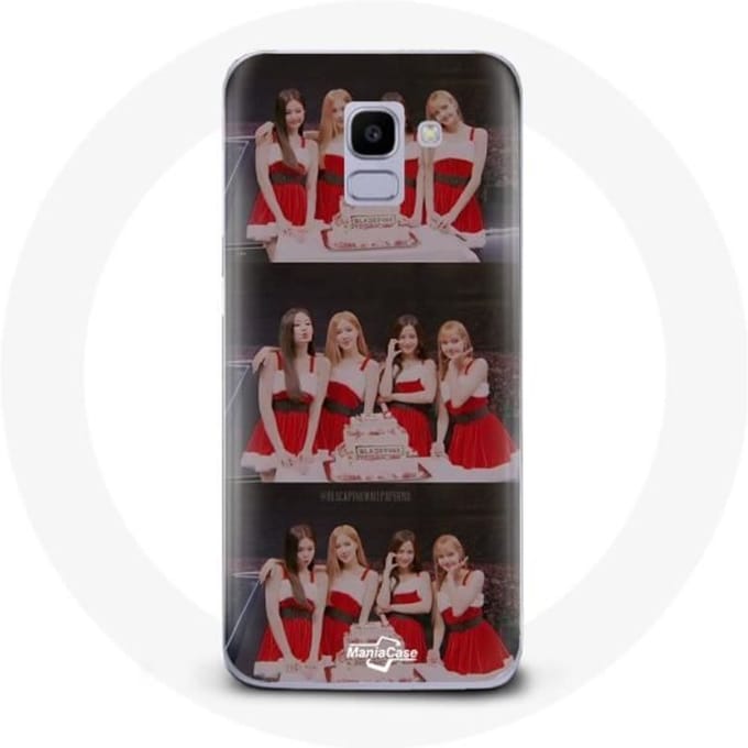 Coque pour Samsung Galaxy A8 2018 BLACKPINK Cadeau de Noël Chanson Last Christmas