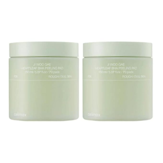 Celimax Ji Woo Gae Hartblad BHA Peeling Pads 80 Pads x 2 001 Celimax Ji Woo Gae Heartleaf~80 Pads x 2