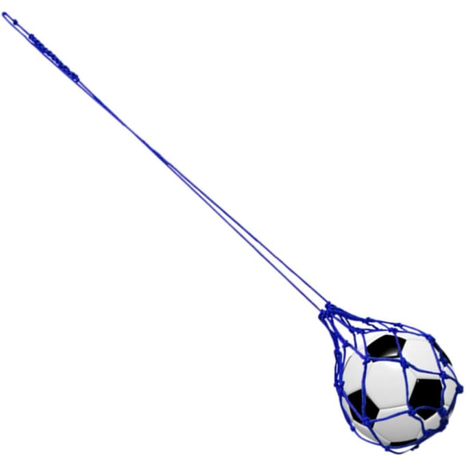 Voetbal Kick Trainer Elastisch Versterkt Nylon Opvouwbaar Voetbal Training Jongleer Net voor Schoppen white