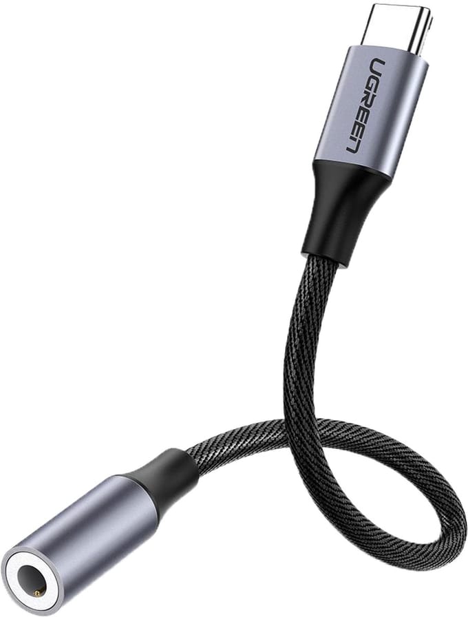 TECH-PROTECT - ULTRABOOST - ADAPTER TYPE-C NAAR MINI JACK 3,5MM ZWART