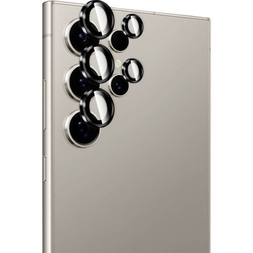 Puro Individual Tempered Glass Rear Camera Lens for Samsung Galaxy S26 Ultra - With Black Frames