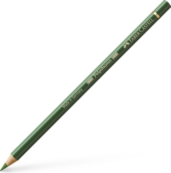 Faber-Castell Polychromos kleurpotlood - 1st. - 167 permanent olijfgroen. - FC-110167