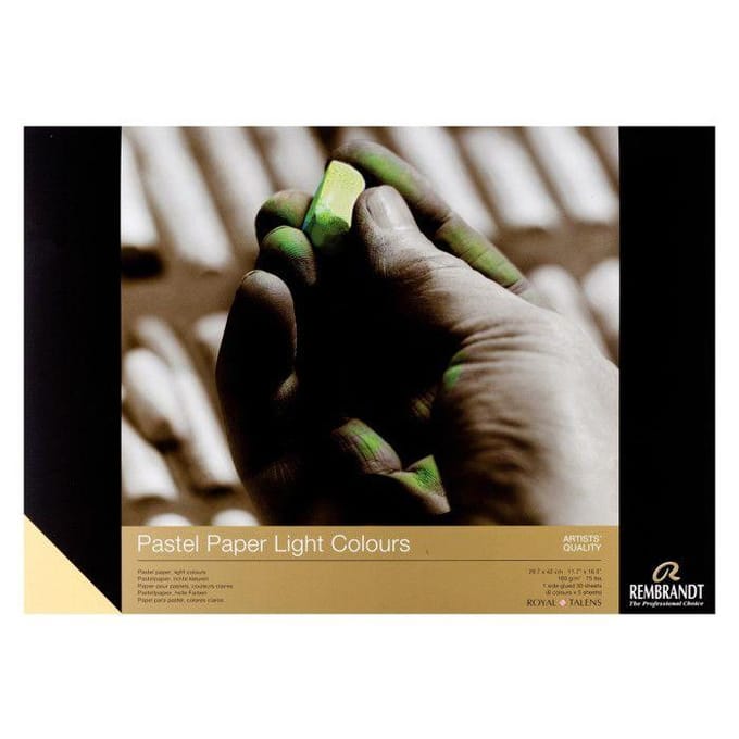 Rembrandt softpastel papier - 6 tinten - voor lichte kleuren - FSC mix