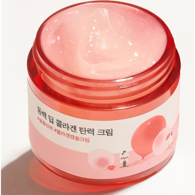 Round Lab Camellia Deep Collagen Firming Cream 50ml + RANDOM GIFT multi