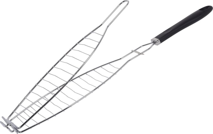 BBQ Collection Visgrill - 58 x 11 cm - vis barbecue klem - veilig grillen - vis klem
